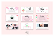 Flamingo | Social Media Pack, a Social Media Template by Blossom (Thumbnail 5 of 7)