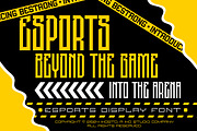 Bestrong Esports Display Font, a Sans Serif Font by IHDSTD (Thumbnail 2 of 5)