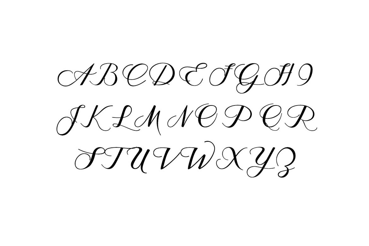 Romantika Barytone Script Font, a Script Font by UICreative (Photo 2 of 13)