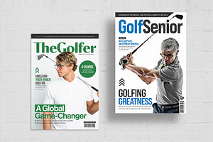 Golf Magazine Covers Set