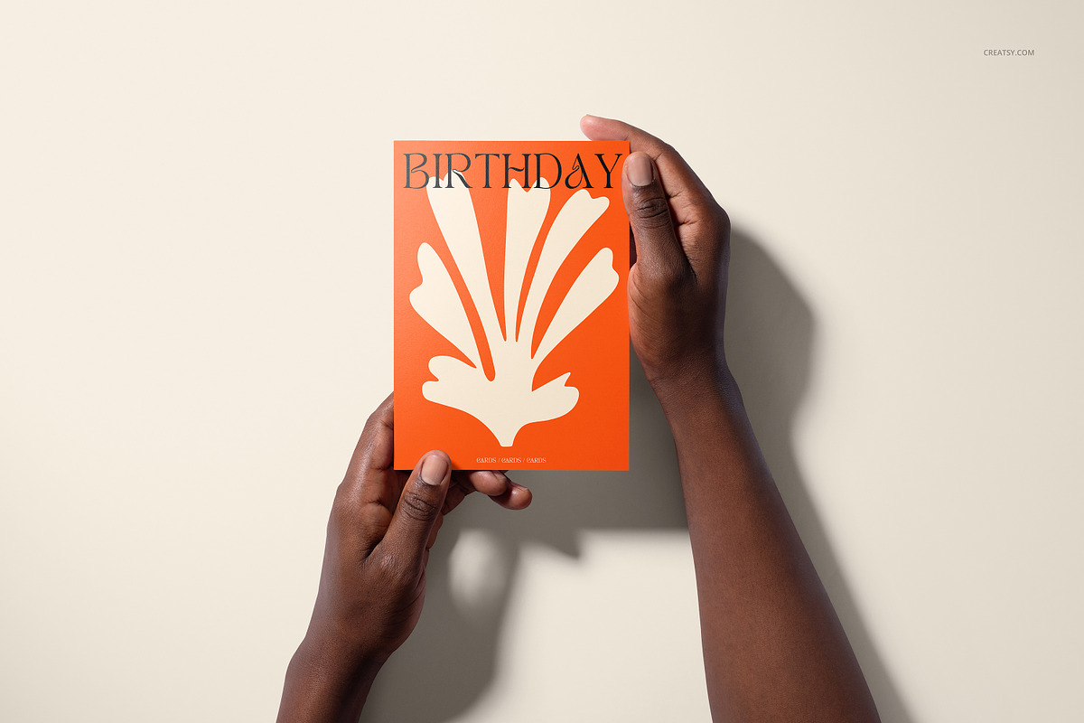 5x7 Folded Greeting Cards Mockup Set, a Merchandise Mockup by creatsy5 (Photo 18 of 33)