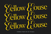 Yellow House | Hybrid Font, a Serif Font by Ef Studio (Thumbnail 1 of 11)