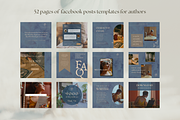 Facebook posts template for authors, a Social Media Template by Petite Zakka Boutique (Thumbnail 6 of 7)