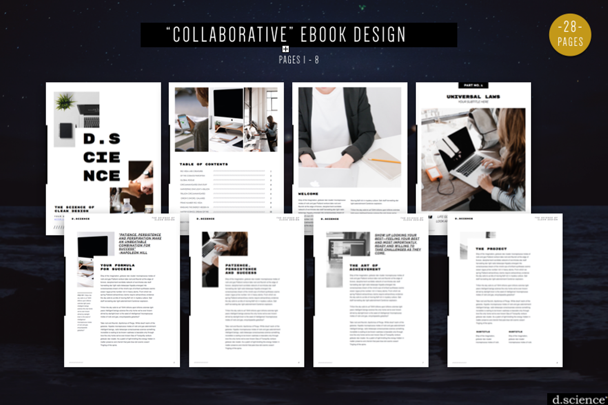 4X Ebook Bundle Templates  | 67% Off, a Magazine Template by Template Monkey @dscience (Photo 7 of 43)