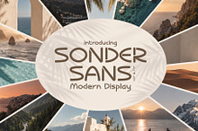 Sonder Sans - Geometric Display