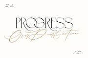 Simple Serenity Serif & Script, a Serif Font by Sam Parrett (Thumbnail 3 of 12)