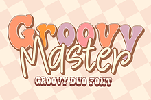 Groovy Master is a retro duo font