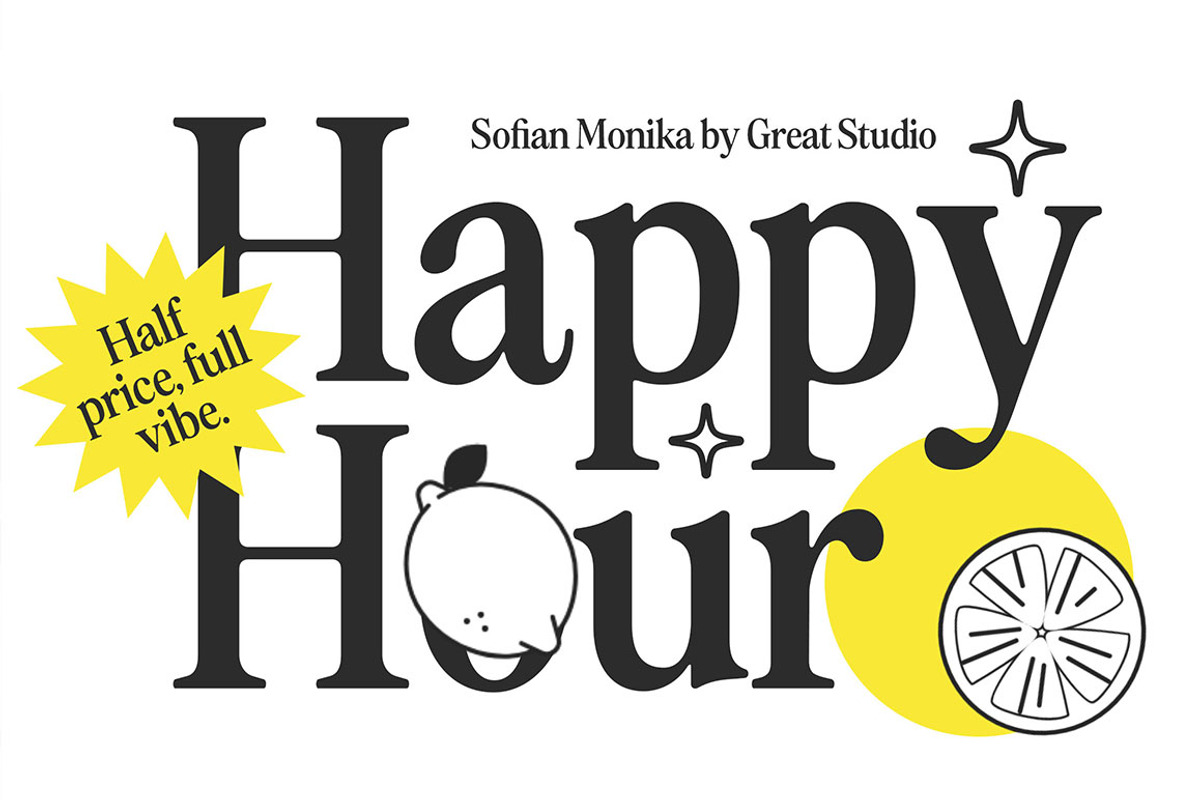 Sofian Monika Serif, a Serif Font by Mulkan Nazir (Photo 13 of 15)