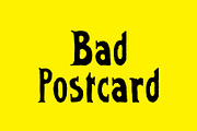 Bad Postcard, a Font by FOUNDFONT™ (Thumbnail 1 of 3)