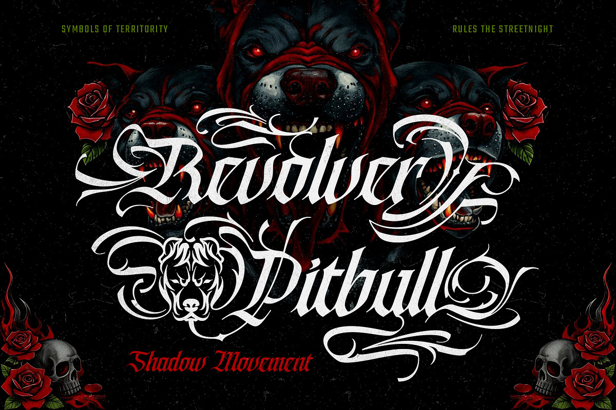 Syndicate Shadow, a Blackletter Font by alit design (Photo 16 of 20)