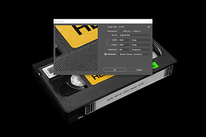 VHS Cassette Mockup