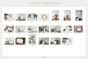 Green Christmas mockup bundle, a Stationery Template by Tabita's shop (Thumbnail 10 of 10)