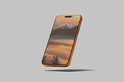 iPhone 17 Pro Max Mockup - 10 Scenes, an iPhone Mockup by Graphiculon (Thumbnail 6 of 11)