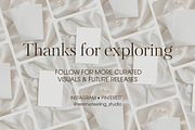 Beige Wedding Invitation Mockup, a Mockup by Serenefeeling (Thumbnail 6 of 6)