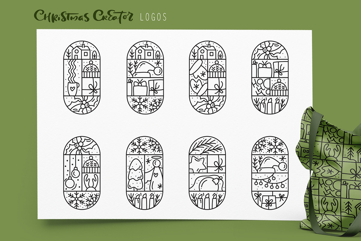 Christmas Creator Logo Vector SVG, an Object Graphic by Happy Letters (Photo 4 of 12)