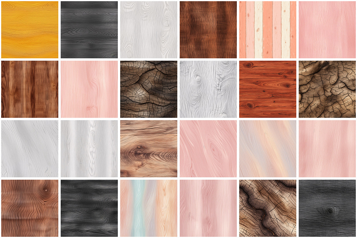 Wood Texture Seamless Pattern, a Texture Graphic by Forhadx5 (Photo 10 of 19)