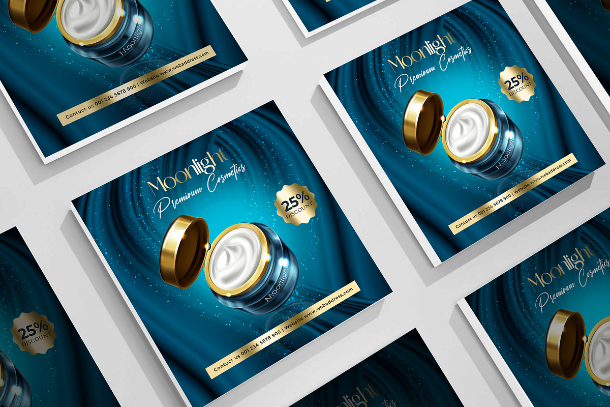 Cosmetics beauty products social, a Social Media Template by mdmijanur0187 (Photo 2 of 3)