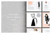Fashion Social Media Pack, a Social Media Template by Studio Standard (Thumbnail 1 of 8)