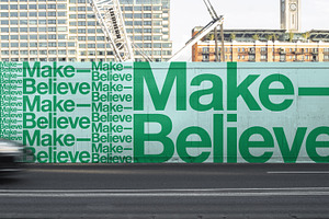 Urban hoarding outdoor mockup