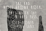 Fjolki | Lithic Typeface, a Blackletter Font by Drawwwn (Thumbnail 3 of 11)