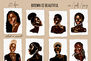 LINE ART COLLECTION DARK SKIN BEAUTY, a Food Illustration by ArtOLB (Thumbnail 4 of 11)