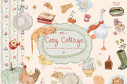 Cottagecore Illustratios Bundle, a Decorative Illustration by whiteheartdesign (Thumbnail 2 of 23)