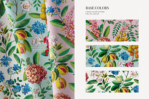 Botanical Elegant English Pattern