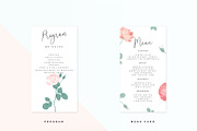Rose wedding invitation suite, an Invitation Template by Momosama Studio (Thumbnail 6 of 7)