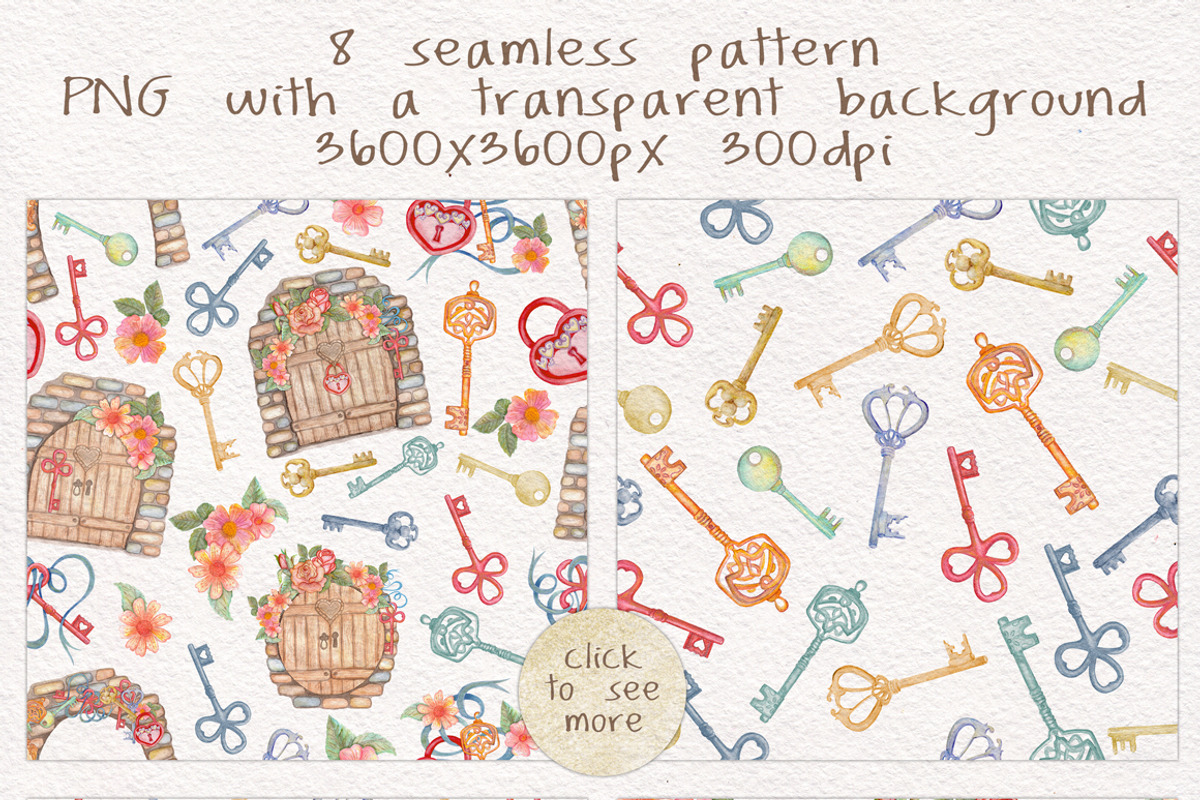 Watercolor Floral home. Cozy flowers, a Texture Illustration by antuanetto (Photo 5 of 12)