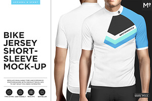 Bike Jersey Shortsleeve Mock-up, a Shirt Mockup by Mocca Mockups Store