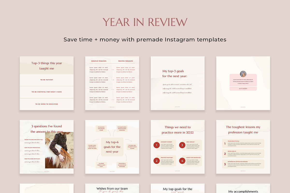 Year In Review Templates | Canva, a Social Media Template by Ralony (Photo 9 of 9)