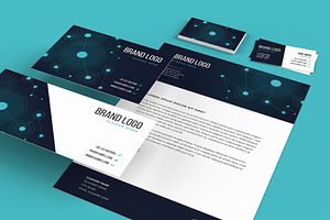 Tech Business Stationery Set