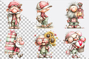 Summer Funny Grandma Clipart Bundle, an Illustration by SVGArt (Thumbnail 2 of 9)