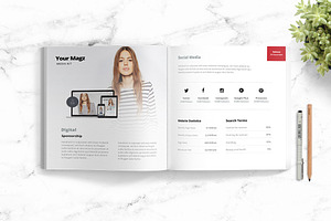 Magazine Media Kit Template