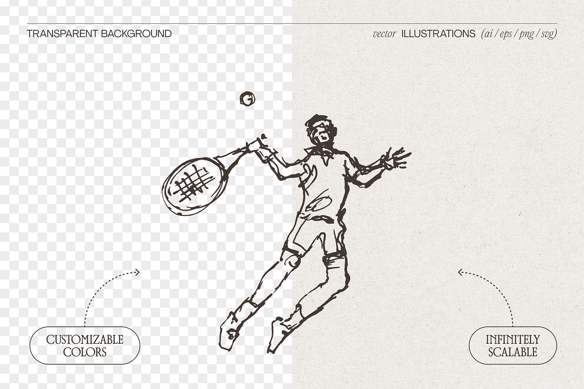 Sport Activity Sketch Illustrations, a Sport Illustration by TheMountBirdStudio (Photo 2 of 7)