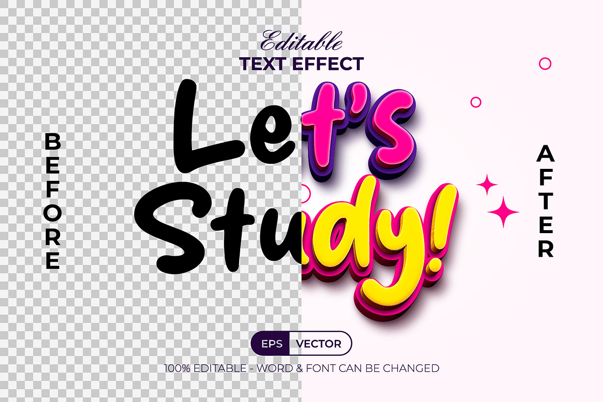 Back To School Text Effect 3D Style, a Layer Style Add-On by Mockmenot (Photo 2 of 2)