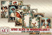 Afro Alice in Wonderland-1, a Person Illustration by CraftArtStory (Thumbnail 4 of 5)