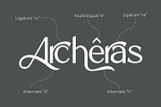 Archeras, a Sans Serif Font by Rishsketch (Thumbnail 5 of 13)