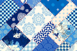 10 Seamless Patchwork Patterns