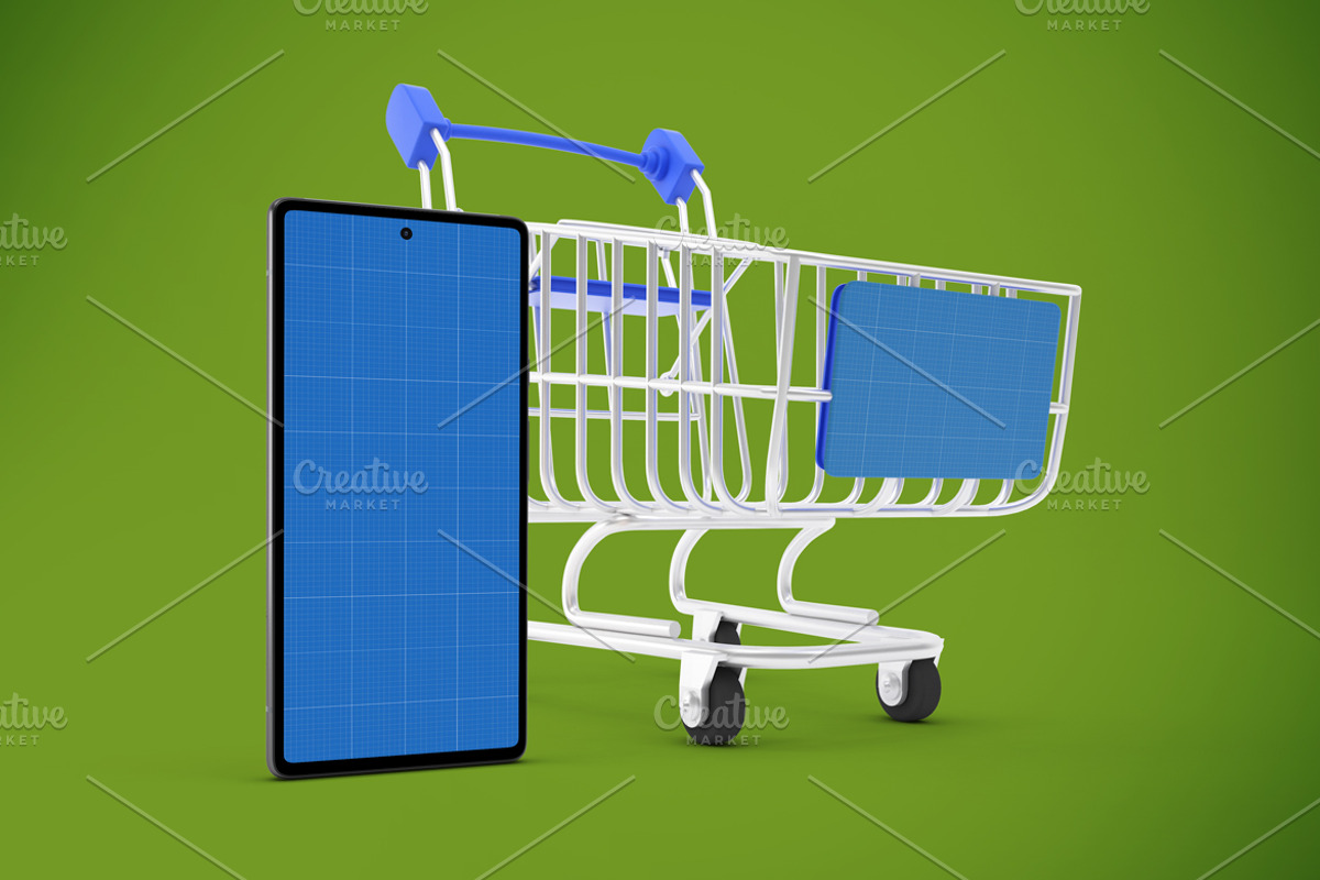 Pixel 6 Shopping Mockup, an Android Mockup by Qaleb Studio (Photo 12 of 13)
