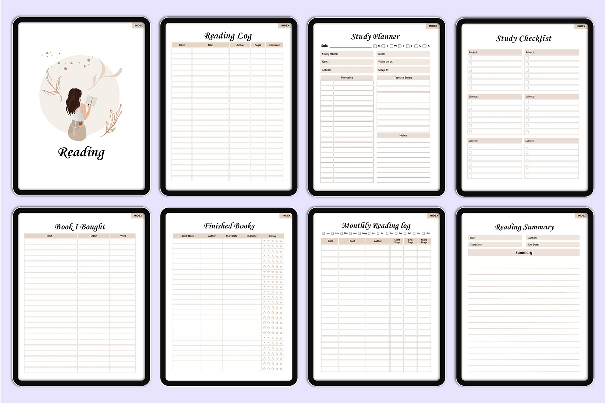 2025 Digital That Girl Planner Canva, a Stationery Template by Mustafiz (Photo 11 of 15)