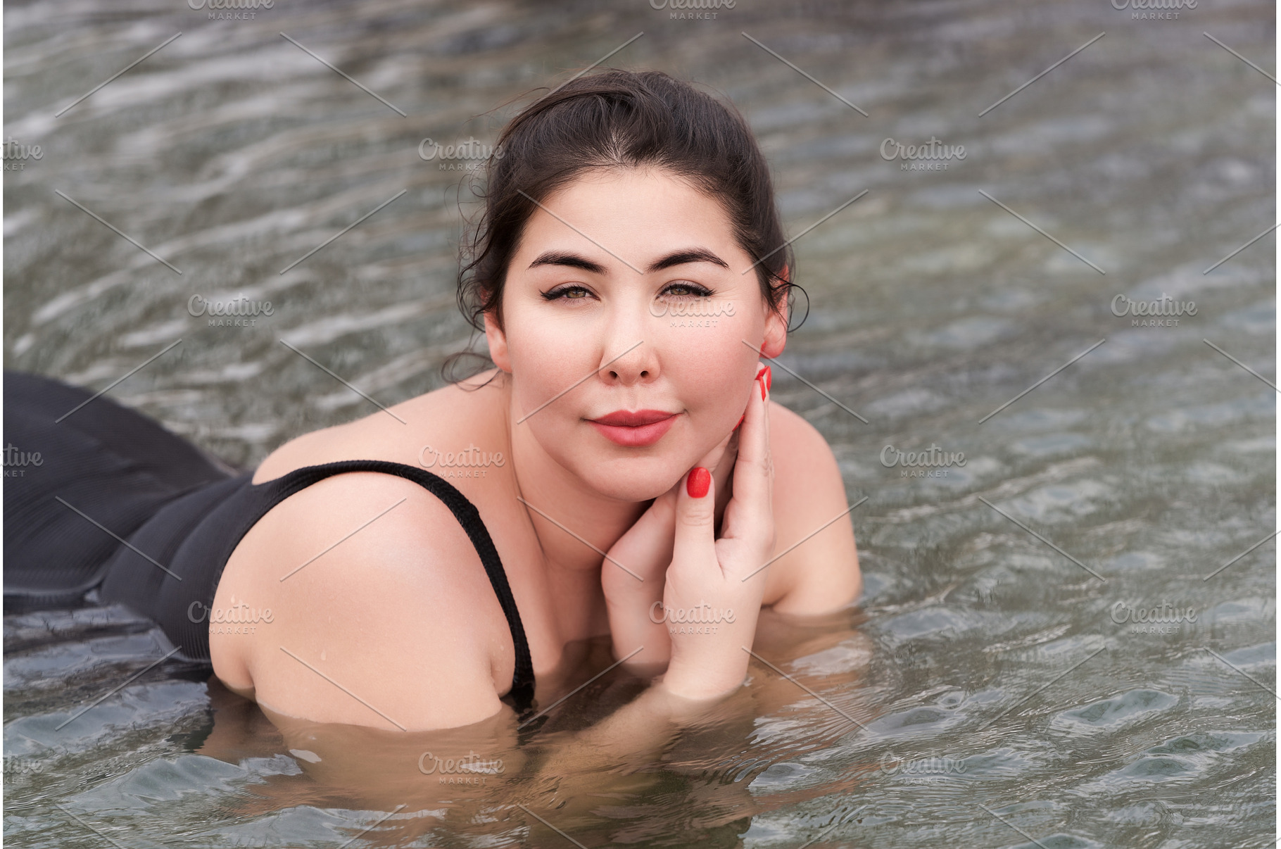 Outsize young brunette adult model, a Person Photo by Alexander-Piragis