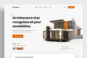 Archee V2-Architecture Landing Page