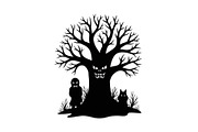 Dark Halloween Forest Design, a Graphic by BIPLOB EXPERT (Thumbnail 3 of 13)