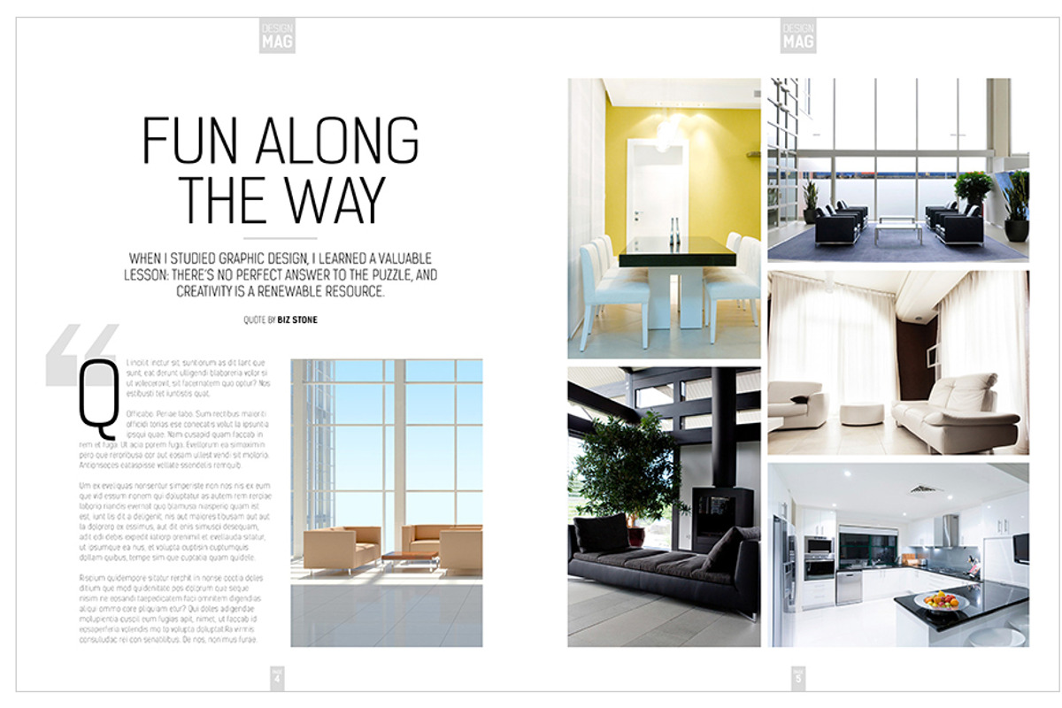 Magazine Template InDesign 08, a Magazine Template by Love Graphic Design (Photo 11 of 29)