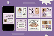 Elegant Fashion Instagram Set, a Social Media Template by Aiyari Graphic (Thumbnail 3 of 5)