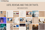 390 Travel Canva Instagram Neutral, a Social Media Template by Emerald Eyes Design (Thumbnail 5 of 11)