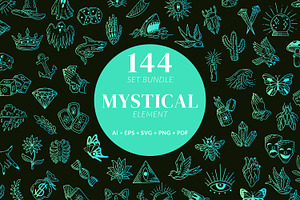 144 Set Mystical Magic Esoteric