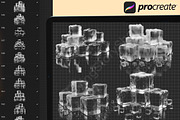 160 Splashes Water Procreate Stamps, a Brush Add-On by DrawingStoryShop (Thumbnail 6 of 8)