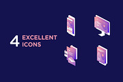 4 excellent icons, an Outline Icon by vladimir..lavrentev (Thumbnail 1 of 5)